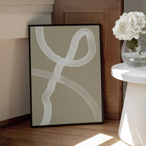 Tablou înramat „Fluid Pathways” de Treechild