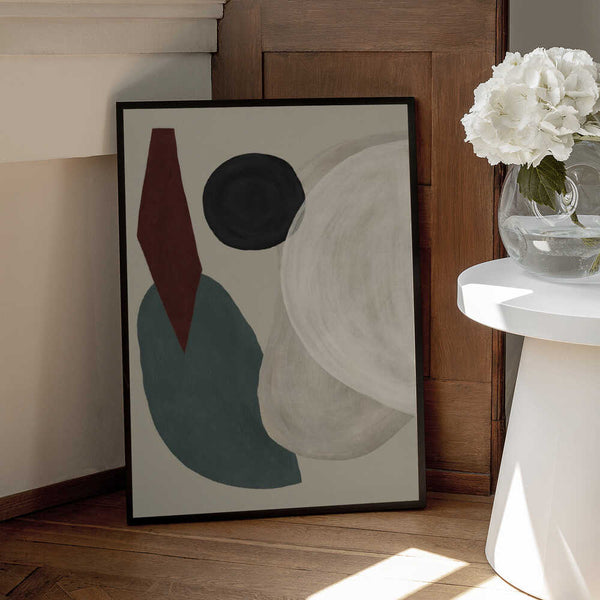 Tablou înramat „Geometric Harmony” de Treechild