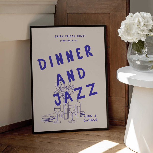 Tablou înramat „Jazz Night Feast” de Treechild