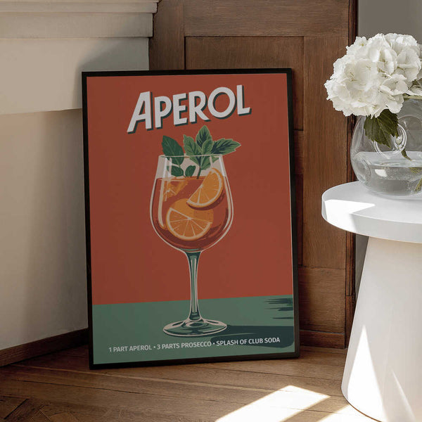 Tablou înramat „Aperol Vintage No 2” de Andreas Magnusson