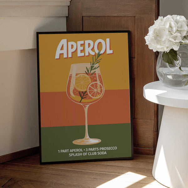 Tablou înramat „Aperol Vintage No 1” de Andreas Magnusson
