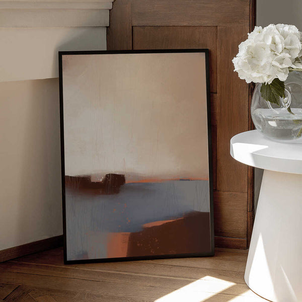 Tablou înramat „Serene Horizons” de MANSI SAXENA