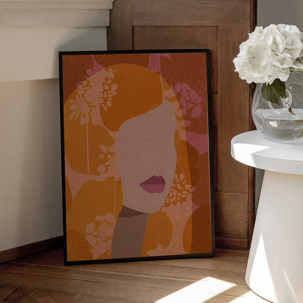 Tablou înramat „Floral Silhouette” de Dina Dankers