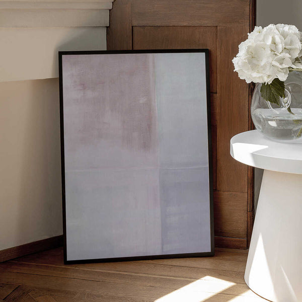 Tablou înramat „Pastel Painted Wall Mauve Pink” de Alexandra Weise