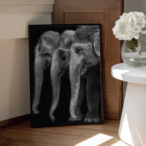 Tablou înramat „Nature\'s great masterpiece, an elephant; the only harmless great thing ...” de Yvette Depaepe