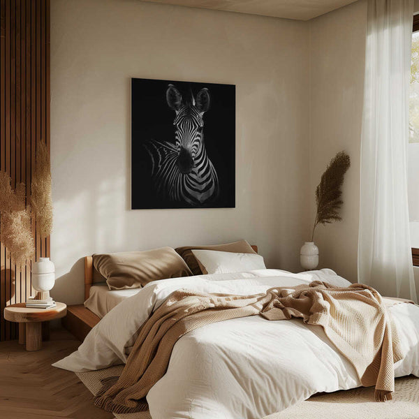 Tablou canvas „The Zebra” de WildPhotoArt