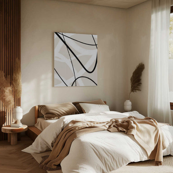 Tablou canvas „Fluid Line Dance” de uplusmestudio