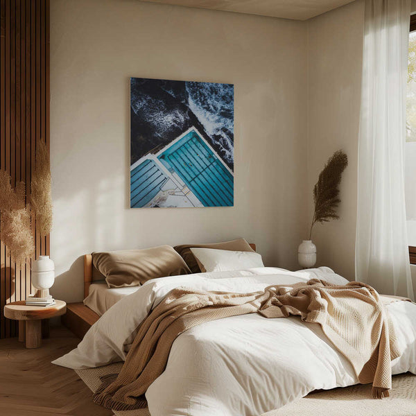 Tablou canvas „Most famous ocean pool in Australia” de Asad Sarfraz