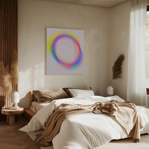 Tablou canvas „Luminous Spectrum Halo” de Treechild
