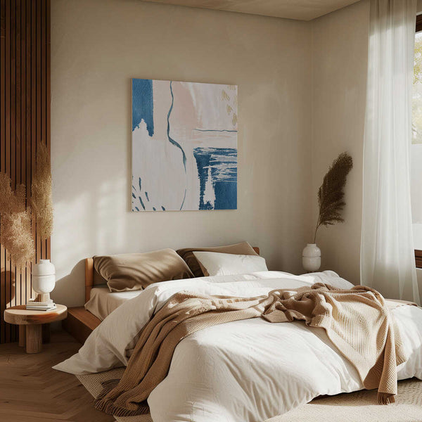 Tablou canvas „Calm Blues-2” de Sally Ann Moss