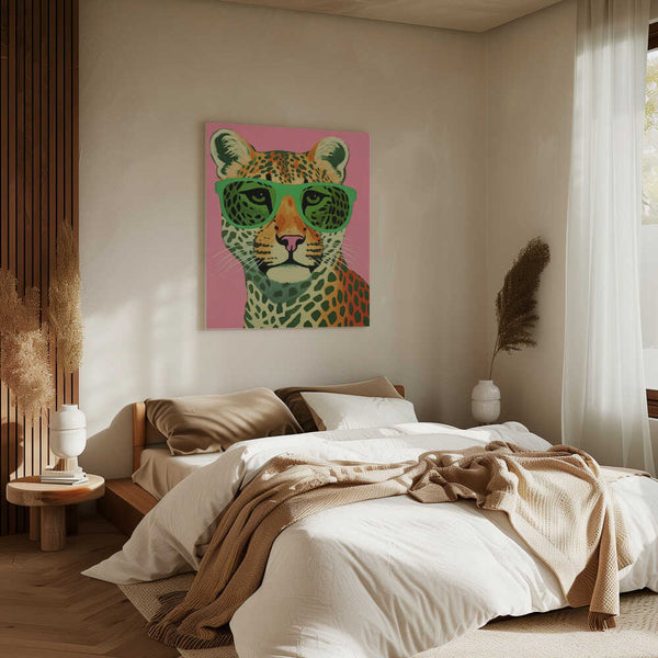 Tablou canvas „Cool Cat Portrait” de Treechild