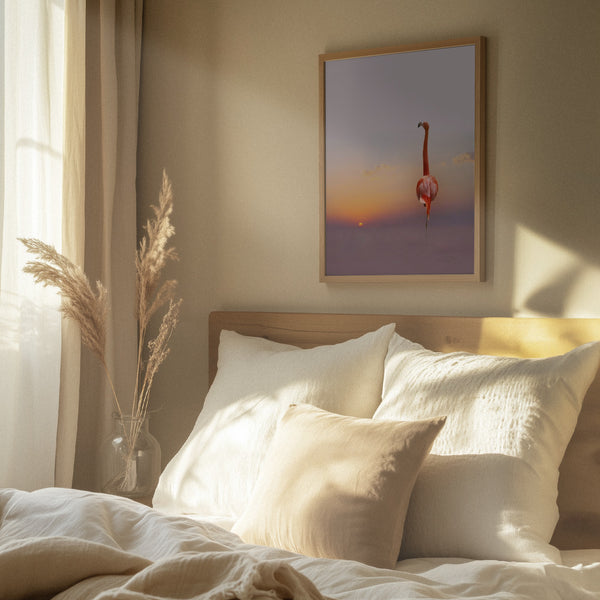 Tablou înramat „sunset ...” de Anna Cseresnjes