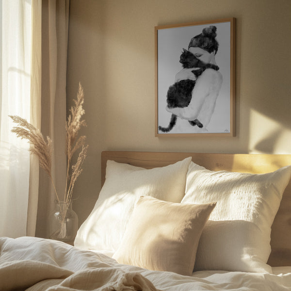 Tablou înramat „Cat Lover” de Pictufy Studio II