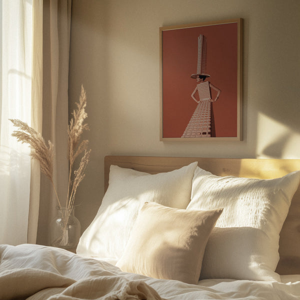 Tablou înramat „City girl” de Maarten Léon