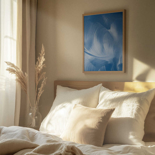 Tablou înramat „Acrylic Waves” de uplusmestudio