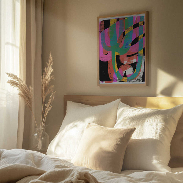 Tablou înramat „Colorful Chaos” de Treechild