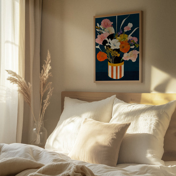 Tablou înramat „Vivid Blossoms” de Treechild