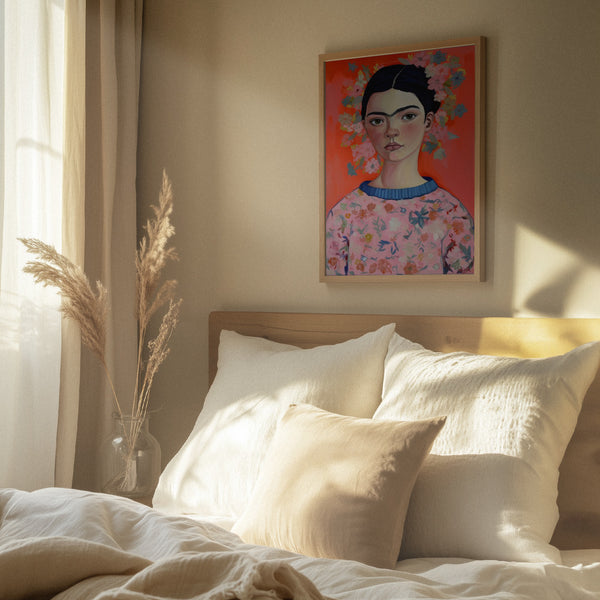 Tablou înramat „Floral Portrait Aura” de Treechild