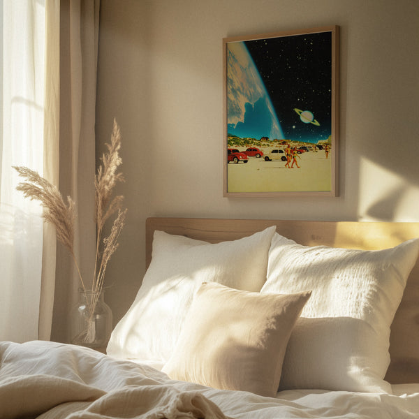 Tablou înramat „Galaxy Beach” de Taudalpoi