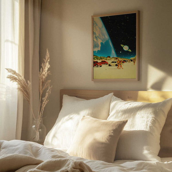 Tablou înramat „Galaxy Beach” de Taudalpoi