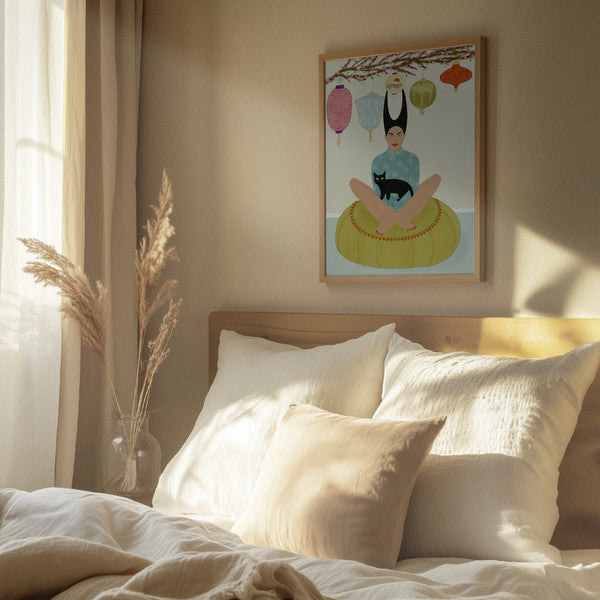 Tablou înramat „Gatuela” de Jota de jai