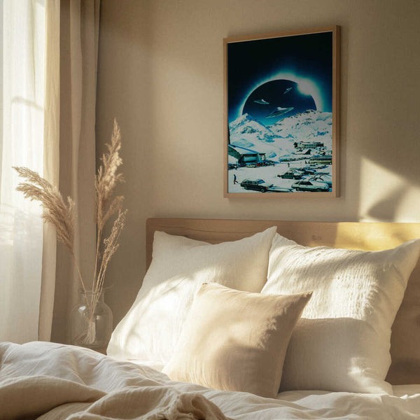 Tablou înramat „Winter Eclipse” de Taudalpoi