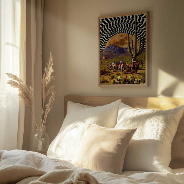 Tablou înramat „Illusionary Cowboys” de Taudalpoi
