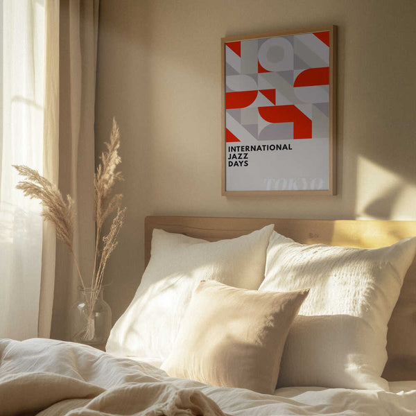 Tablou înramat „Jazz Days Tokyo” de Kubistika
