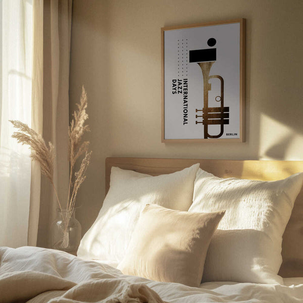 Tablou înramat „Jazzy Days 1” de Kubistika