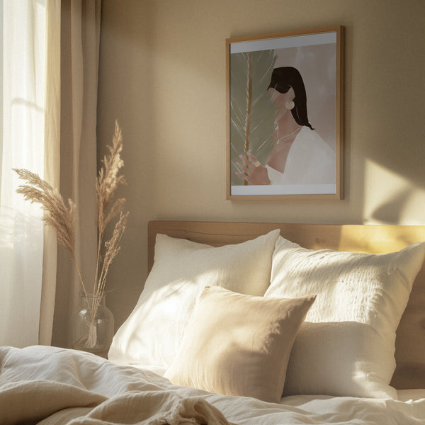 Tablou înramat „Plant Girl” de Ivy Green Illustrations