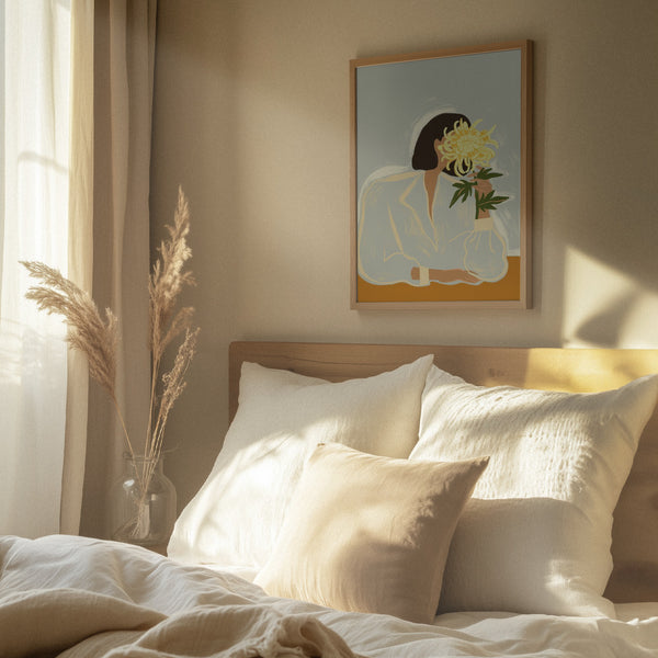 Tablou înramat „Thecrysanthemum” de Arty Guava