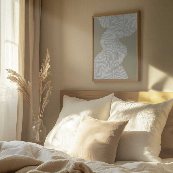 Tablou înramat „Contours of Grace” de Treechild