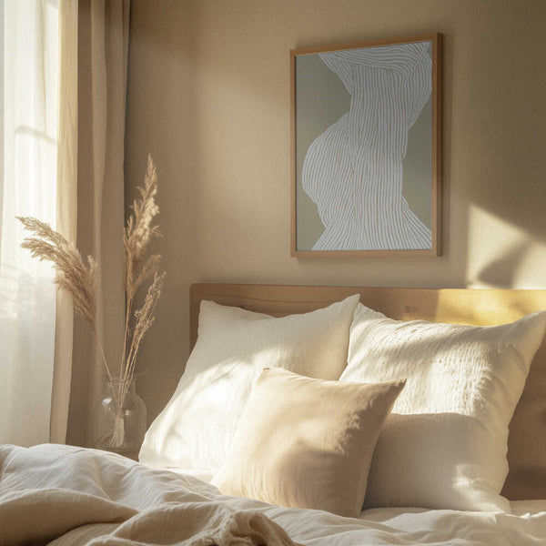 Tablou înramat „Flowing Lines Emerge” de Treechild