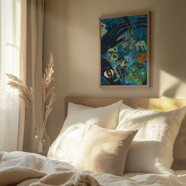 Tablou înramat „Seagulls” de Changyu Zou