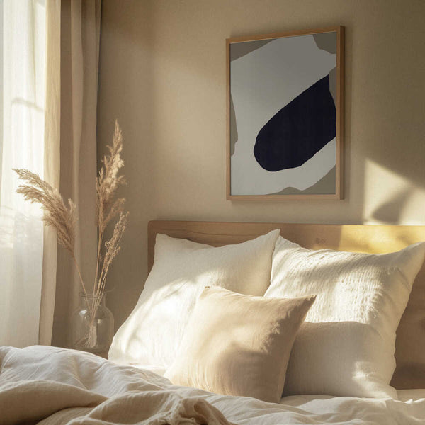 Tablou înramat „Contrasting Shapes” de Little Dean