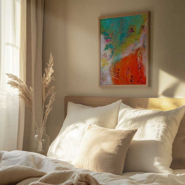 Tablou înramat „ Radiant Whirlwind” de Dorothy Fagan