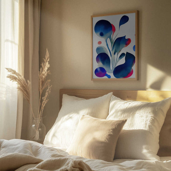 Tablou înramat „Nature Inspired Abstract Watercolor (Day 53)” de Mauro