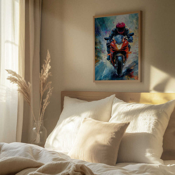 Tablou înramat „Sport Motor 1” de Justyna Jaszke