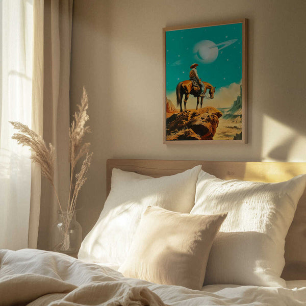 Tablou înramat „A Western Astronaut” de Taudalpoi