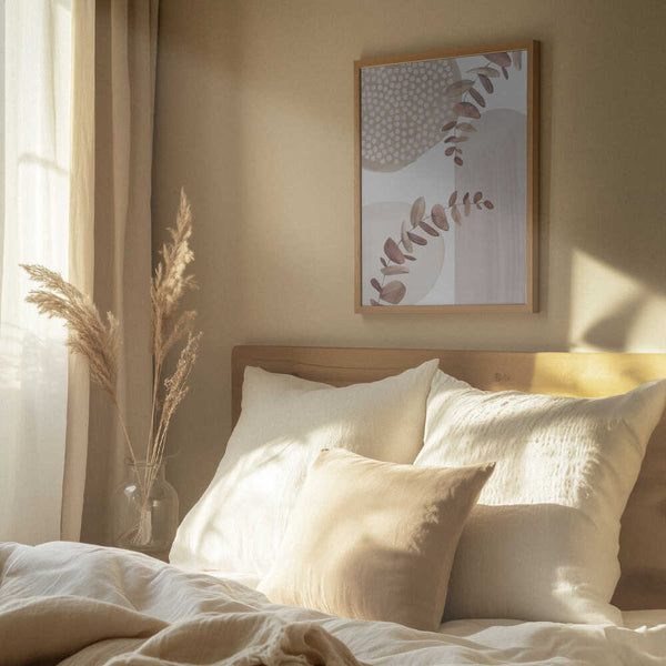 Tablou înramat „Boho In Neutral 1” de Sally Ann Moss