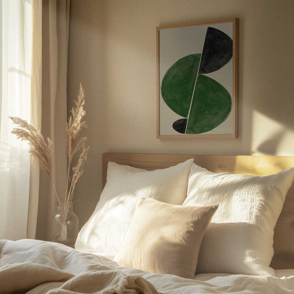 Tablou înramat „Geometric Harmony” de THE MIUUS STUDIO