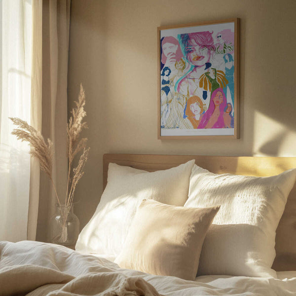 Tablou înramat „Jlr Collage1 Copy 3” de Jenny Liz Rome