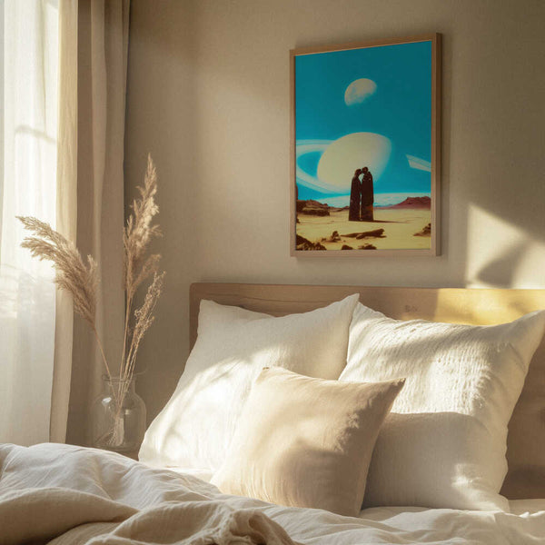 Tablou înramat „Falling In Love On Mars” de Taudalpoi