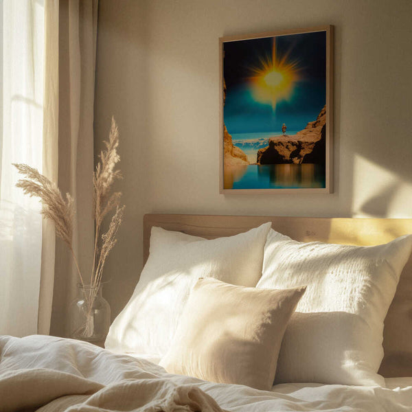 Tablou înramat „Voyager at the Edge of Light” de Taudalpoi