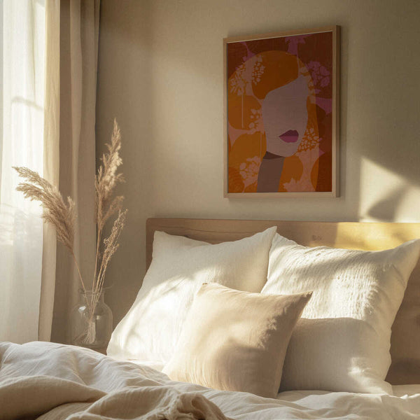 Tablou înramat „Floral Silhouette” de Dina Dankers