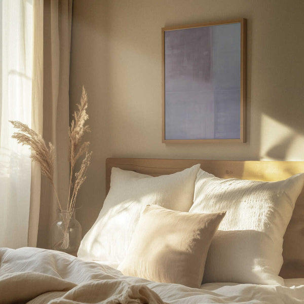 Tablou înramat „Pastel Painted Wall Mauve Pink” de Alexandra Weise