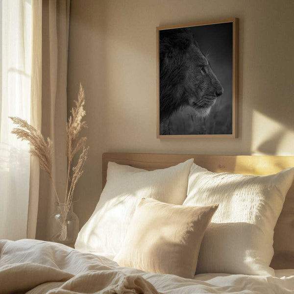 Tablou înramat „Thinking Under The Rain” de Faisal ALnomas