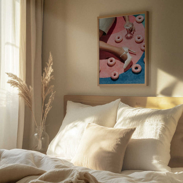 Tablou înramat „Pink Picnic #02” de Pictufy Studio III