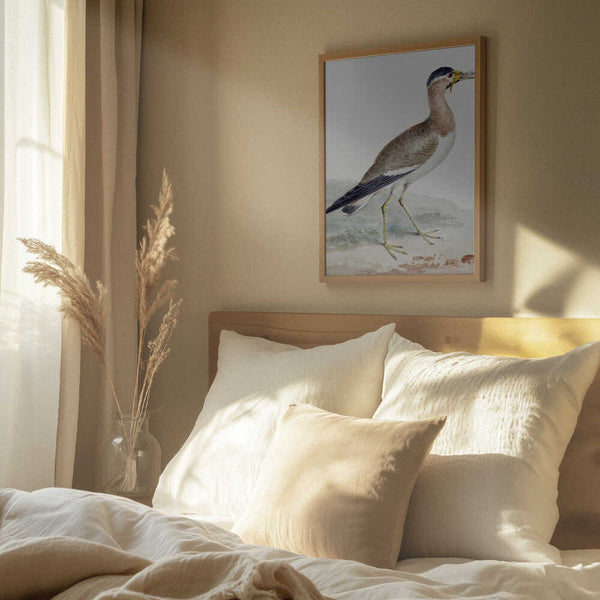 Tablou înramat „A Yellow Wattled Lapwing” de Aert Schouman