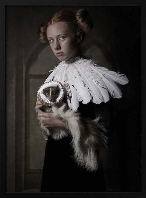 Tablou înramat „My sweet skunk friens” de Carola Kayen-Mouthaan